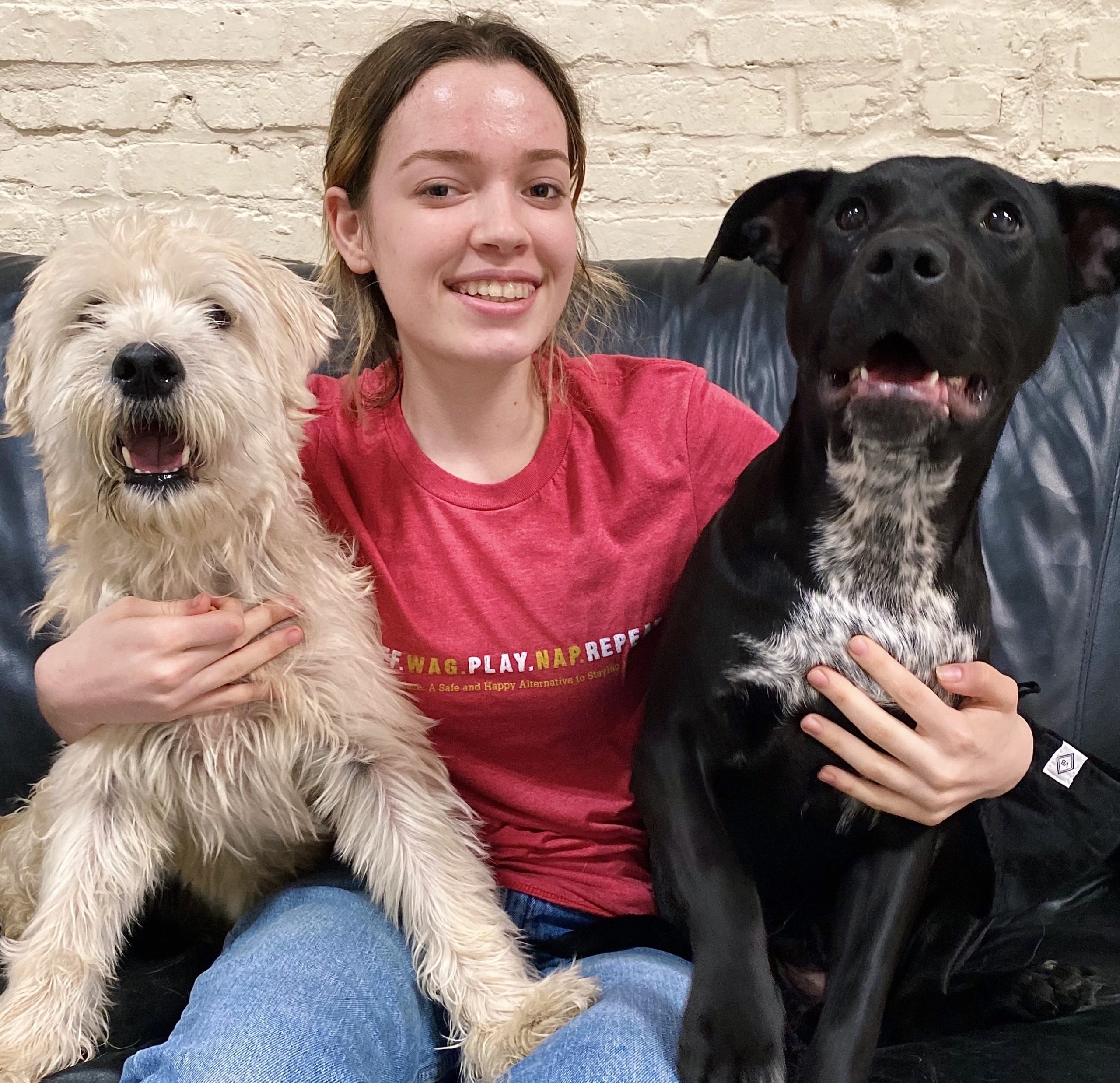 Jacque with Rosie and Ruthie