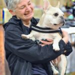 Hope and her Frenchie Ted